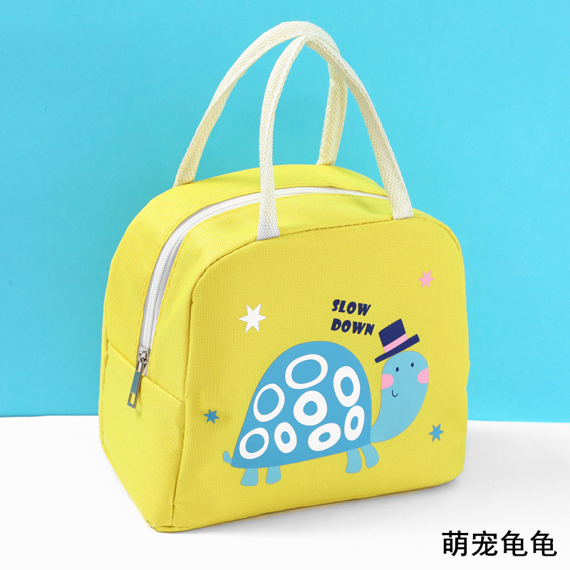 New Lunch Bag Insulated Bag Oxford Cloth with Rice Lunch Bag Animal Pattern Lunch Box Bag