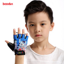 BOODUN/博顿厂家直供防滑耐磨平衡车手套透气半指儿童骑行手套