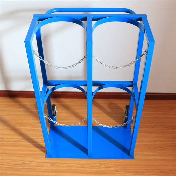 实验室气瓶固定支架钢瓶固定架气瓶架氧气乙炔氮气存放支架