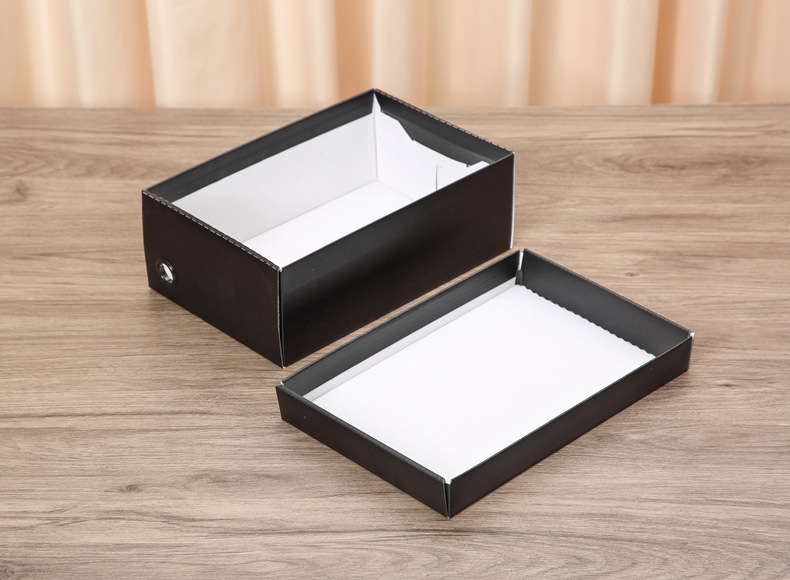 鞋盒纸盒定制天地盖现货电商瓦楞折叠纸箱男女鞋子牛皮纸包装盒