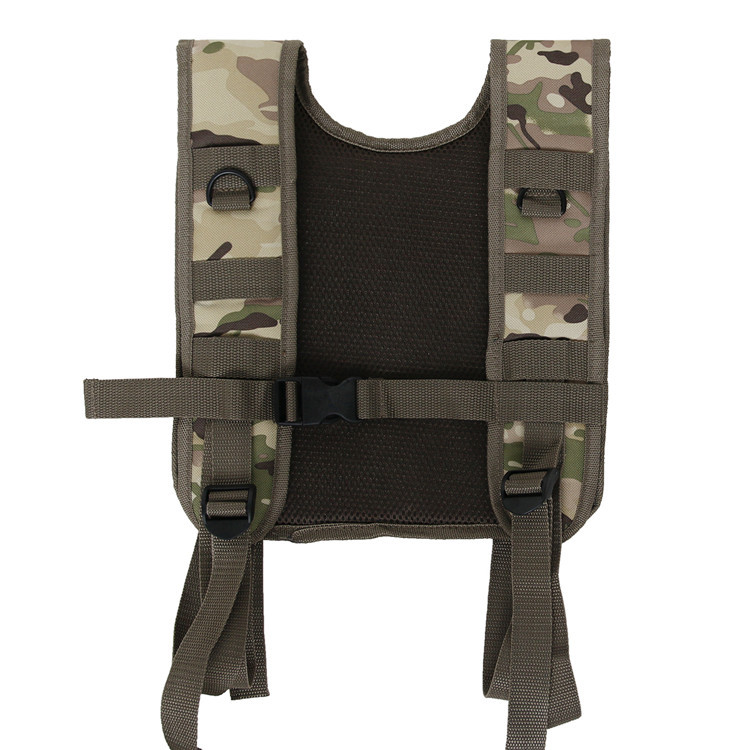 漫天跨境双肩战术背心 打猎迷彩战术服 可脱卸背心腰带狩猎包代发