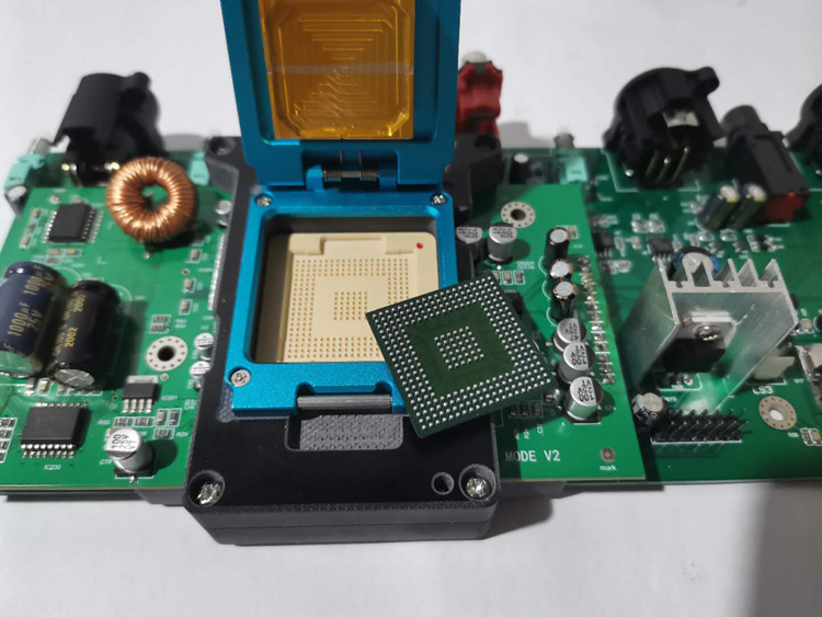 ic测试座植球bga测试治具适配器芯片检测架cpu定做