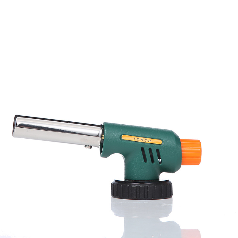 7612 Type Portable Flame Gun Outdoor Picnic Barbecue Igniter Card Type Windproof Lighter Factory Wholesale