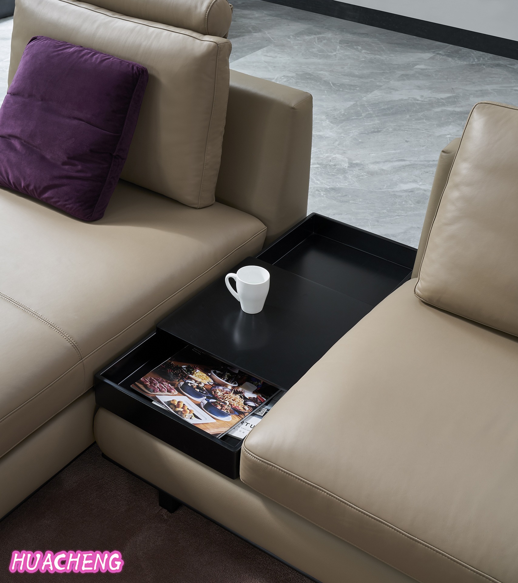 华城厂家 真皮皮料 家具沙发头层牛皮料 汽车座椅纳帕牛皮 植鞣革