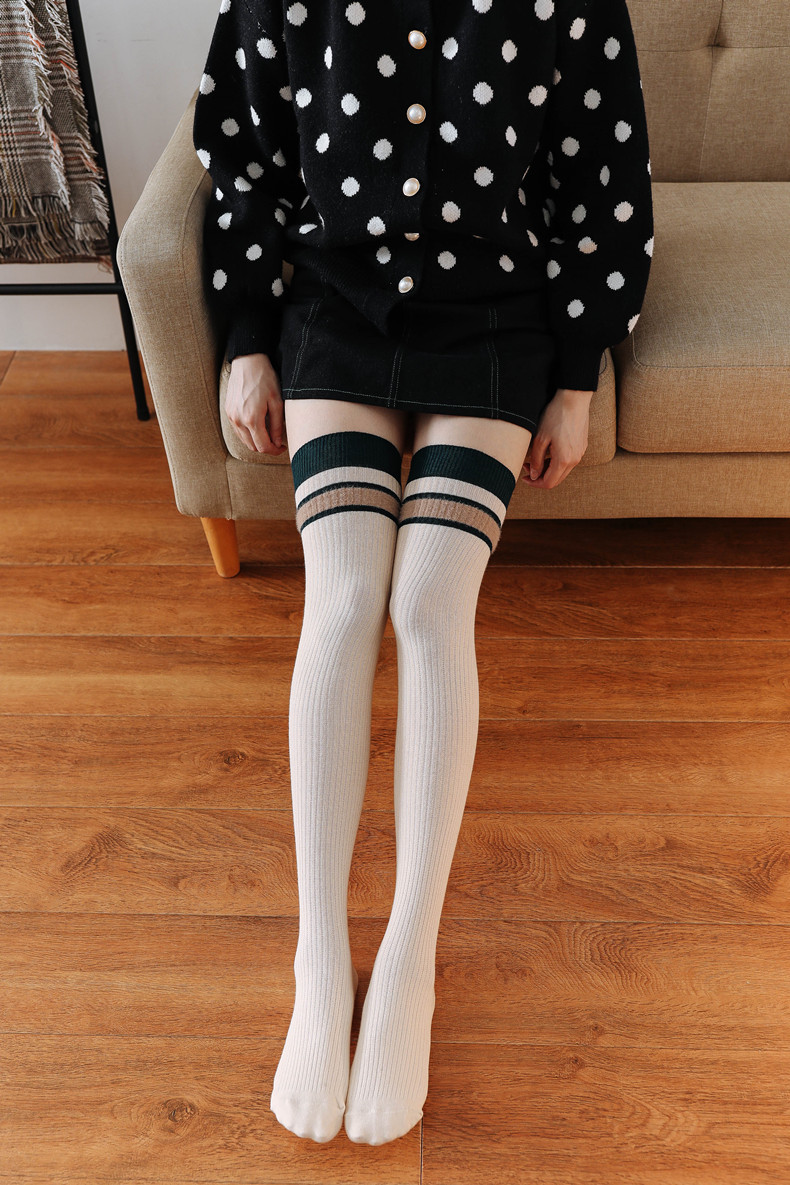 微压显瘦高筒袜女士过膝袜jk长袜长筒袜学生袜高筒日系大腿袜女袜