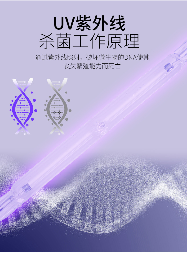新款手持充电紫外线消毒棒便携杀菌除螨消毒器家用手机口罩消毒灯