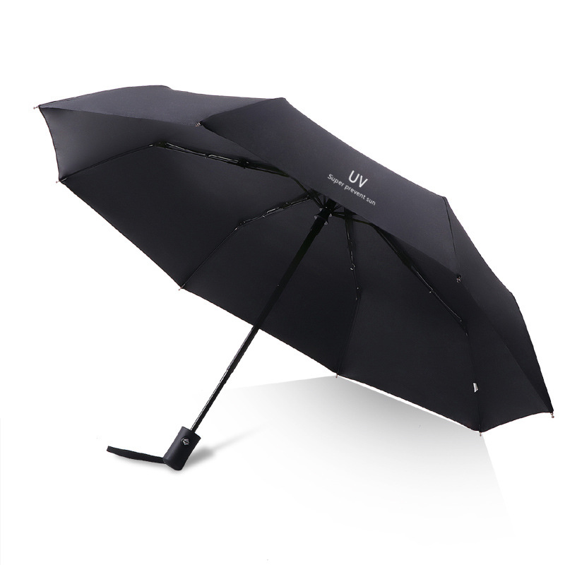 UV Automatic Vinyl Sun Protective UV Protection Rain and Rain Dual-Use Sun Umbrella Gift Advertising Umbrella Printing Logo Umbrella