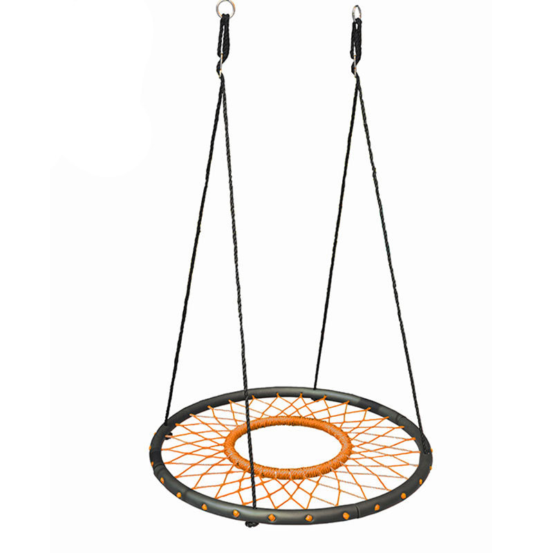 厂家批发 户外休闲 儿童网绳秋千吊椅 中空编网秋千