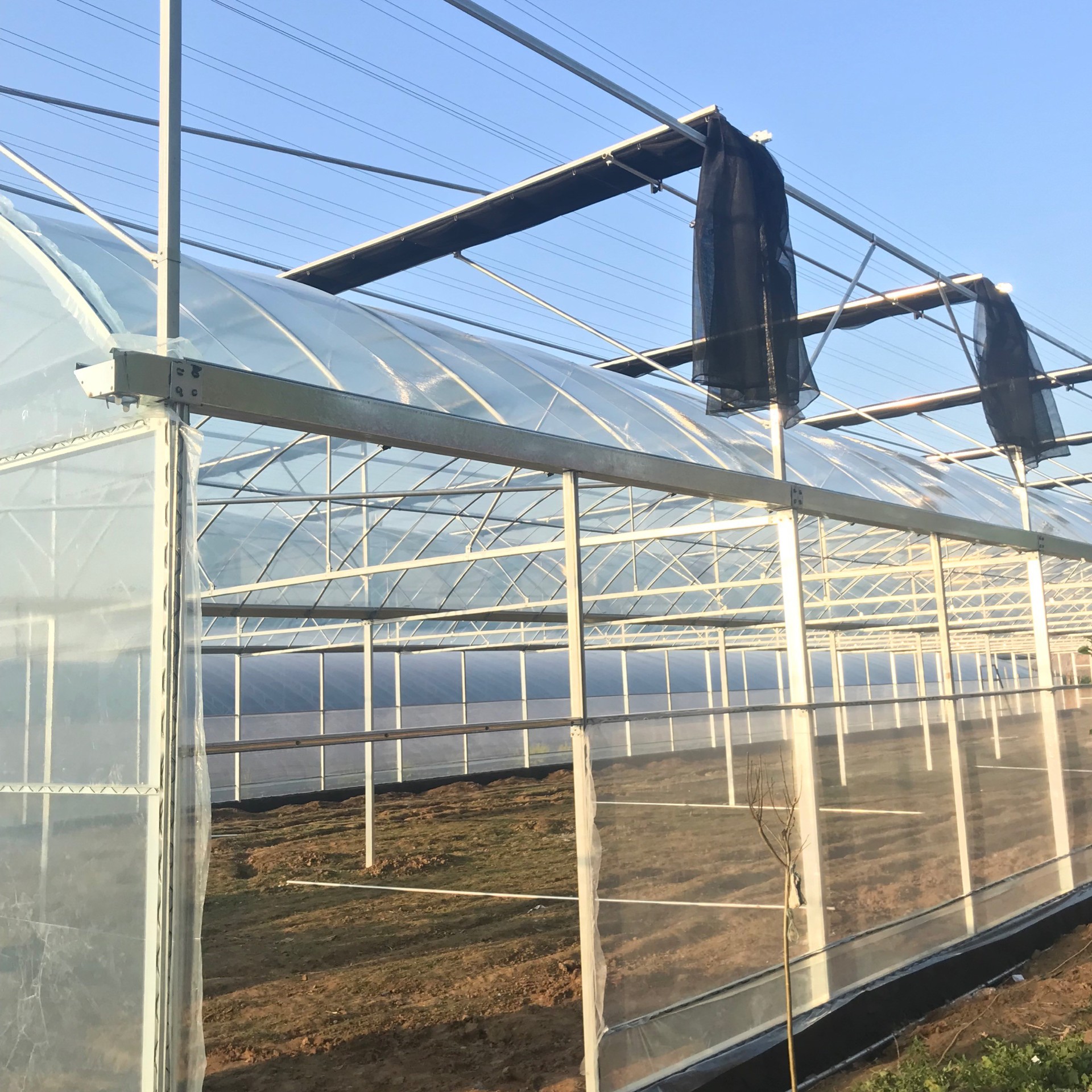 批发价格优惠新型蔬菜大棚连栋薄膜温室大棚骨架智能大棚