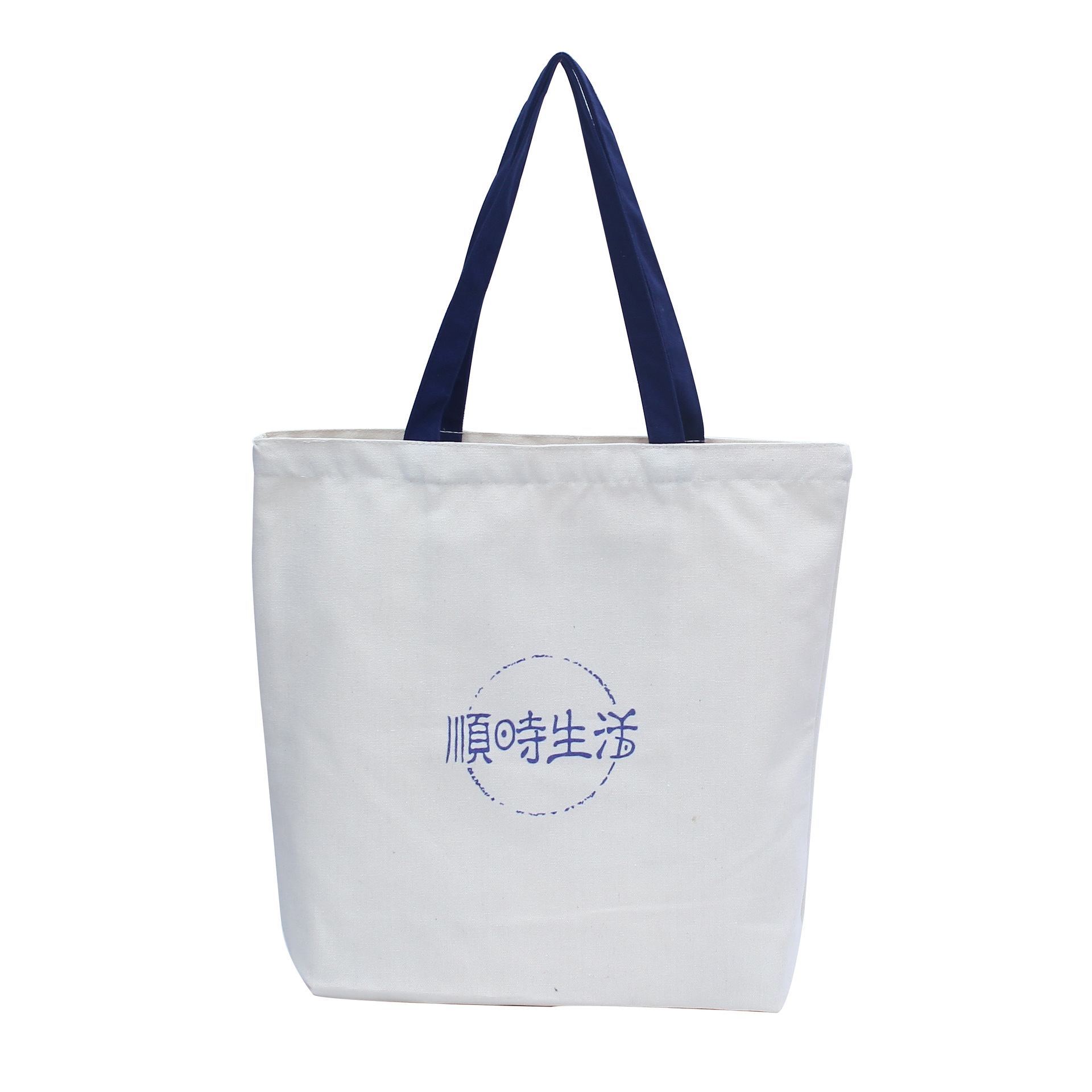 厂家定制全棉帆布手提袋有底无侧帆布包单肩包学生手提环保棉布袋