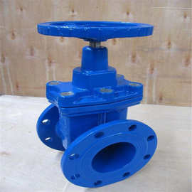 厂家批发软密封闸阀 法兰闸阀  暗杆手动软密封闸阀 阀门批发定制