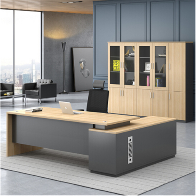 成都办公家具老板桌现代简约总裁桌办公桌板式大班台经理桌主管桌
