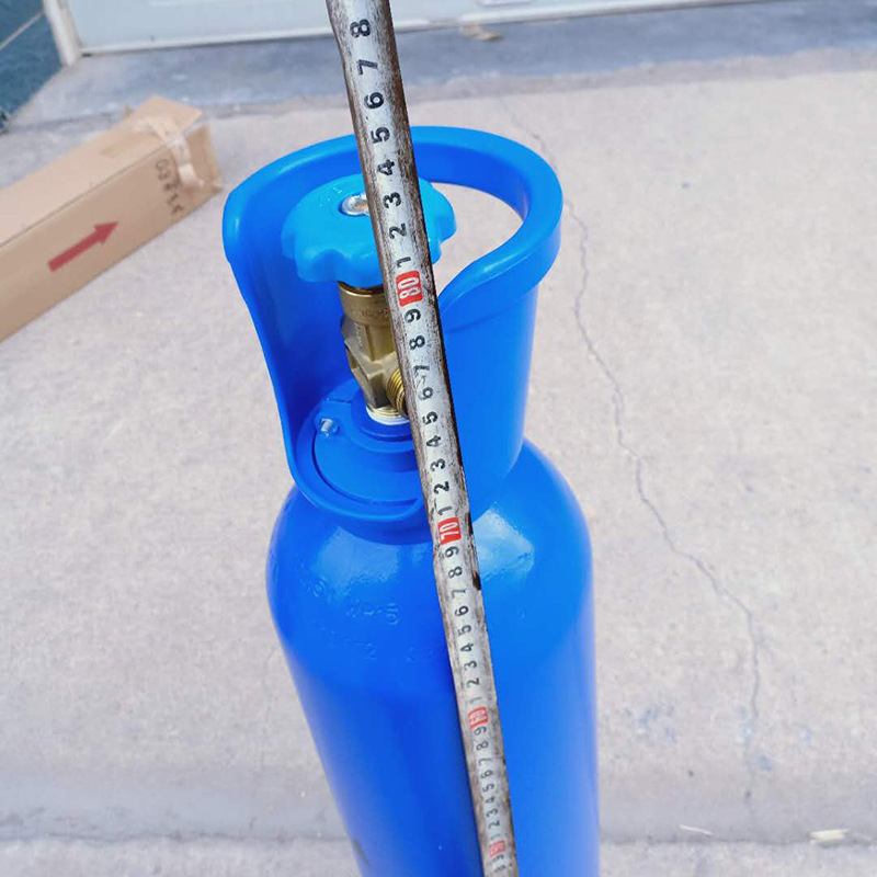 厂家批发10升氧气瓶 工商业便携式小氧气高压钢体氧气空瓶
