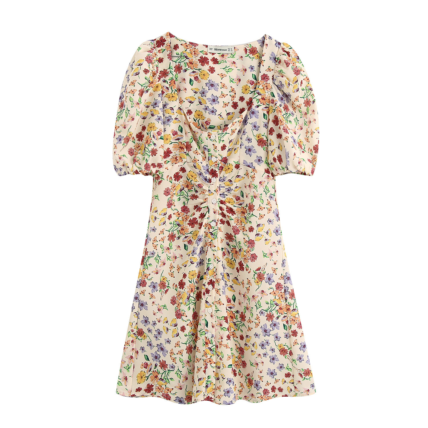 花朵衣服短袖图片