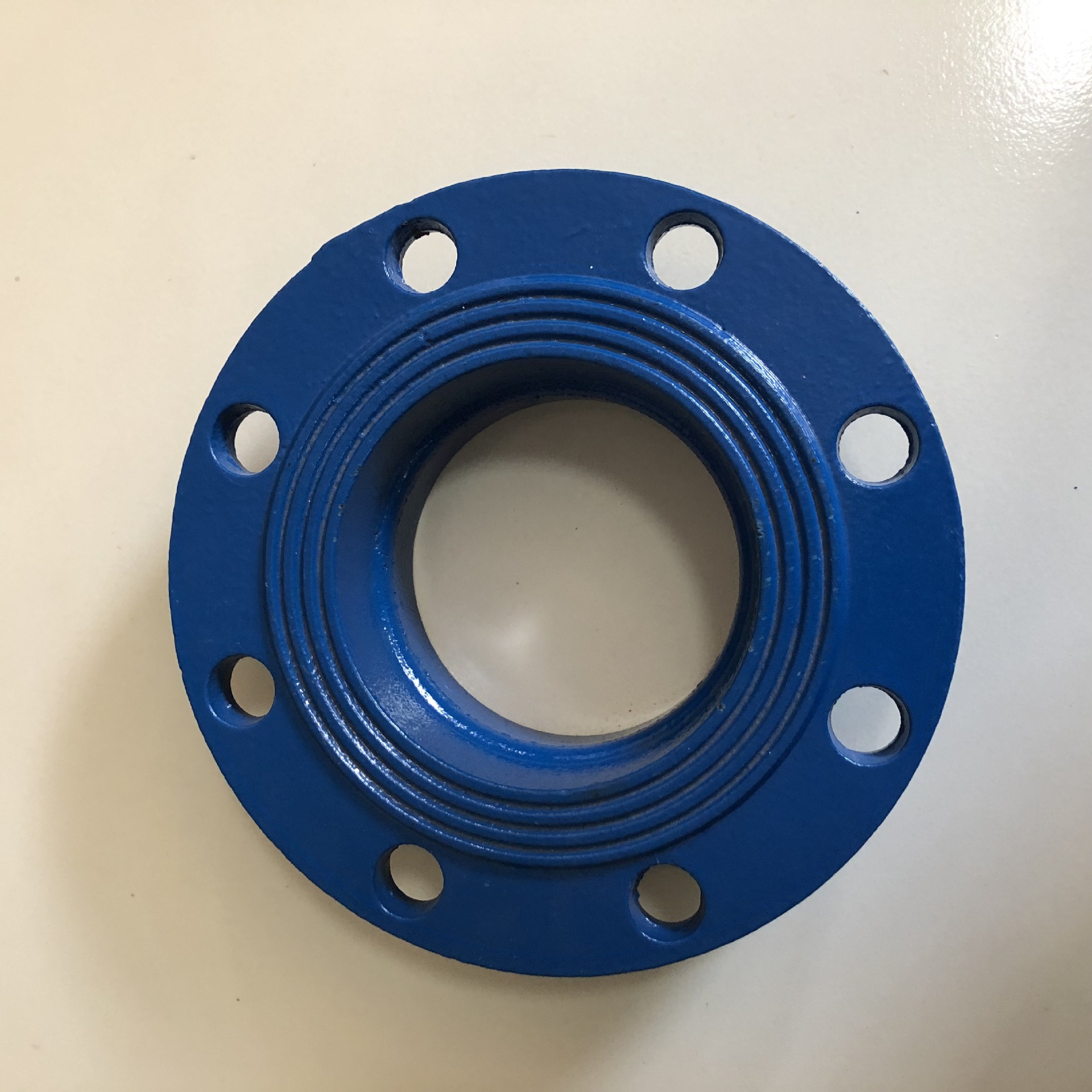 法兰沟槽式管件 dn114球墨铸铁衬塑转换法兰 厂家直销法兰盘