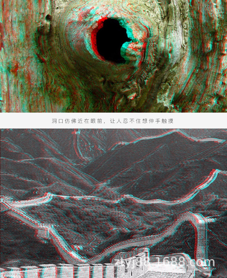 3d红蓝眼镜近视夹片电视电脑通用三d眼睛手机专用电影立体眼镜