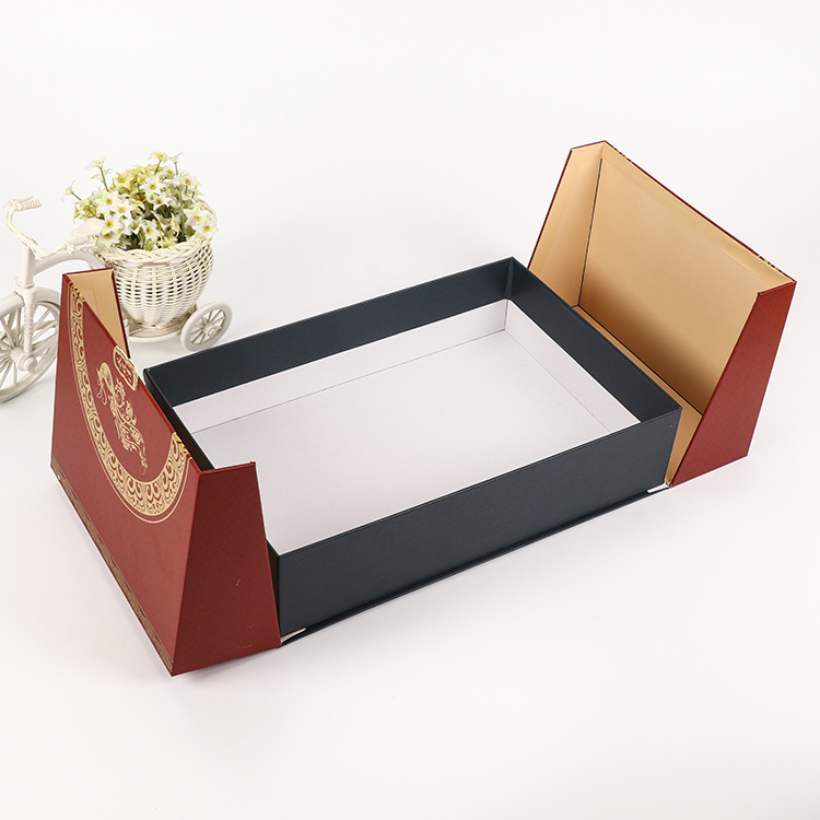 双开门茶叶包装盒折叠礼品彩盒可印刷logo书本式纸盒