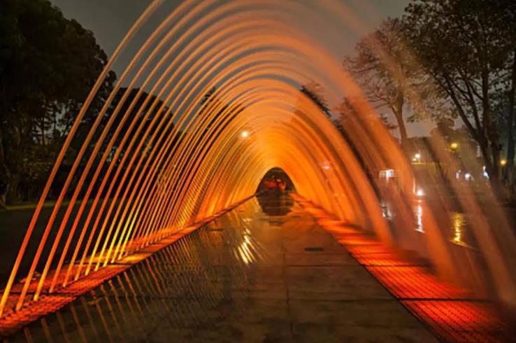 福鼎市音乐喷泉喷泉水景广场旱喷玻光喷泉程控喷泉超高喷泉