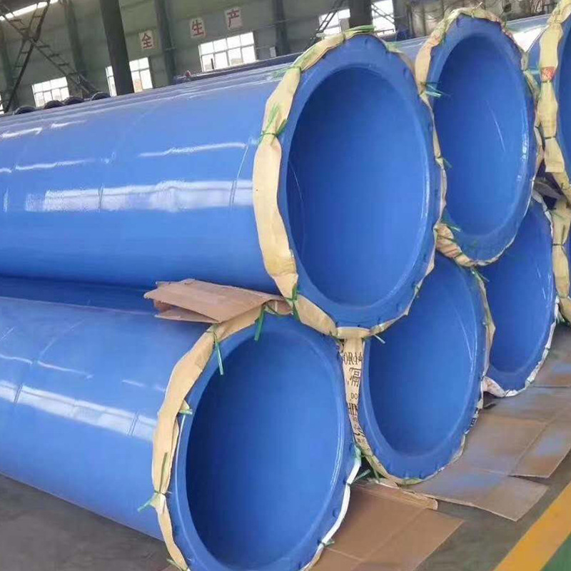 厂家批发 内外ep/pe涂塑钢管 消防用涂缩钢管 给排水钢塑复合管