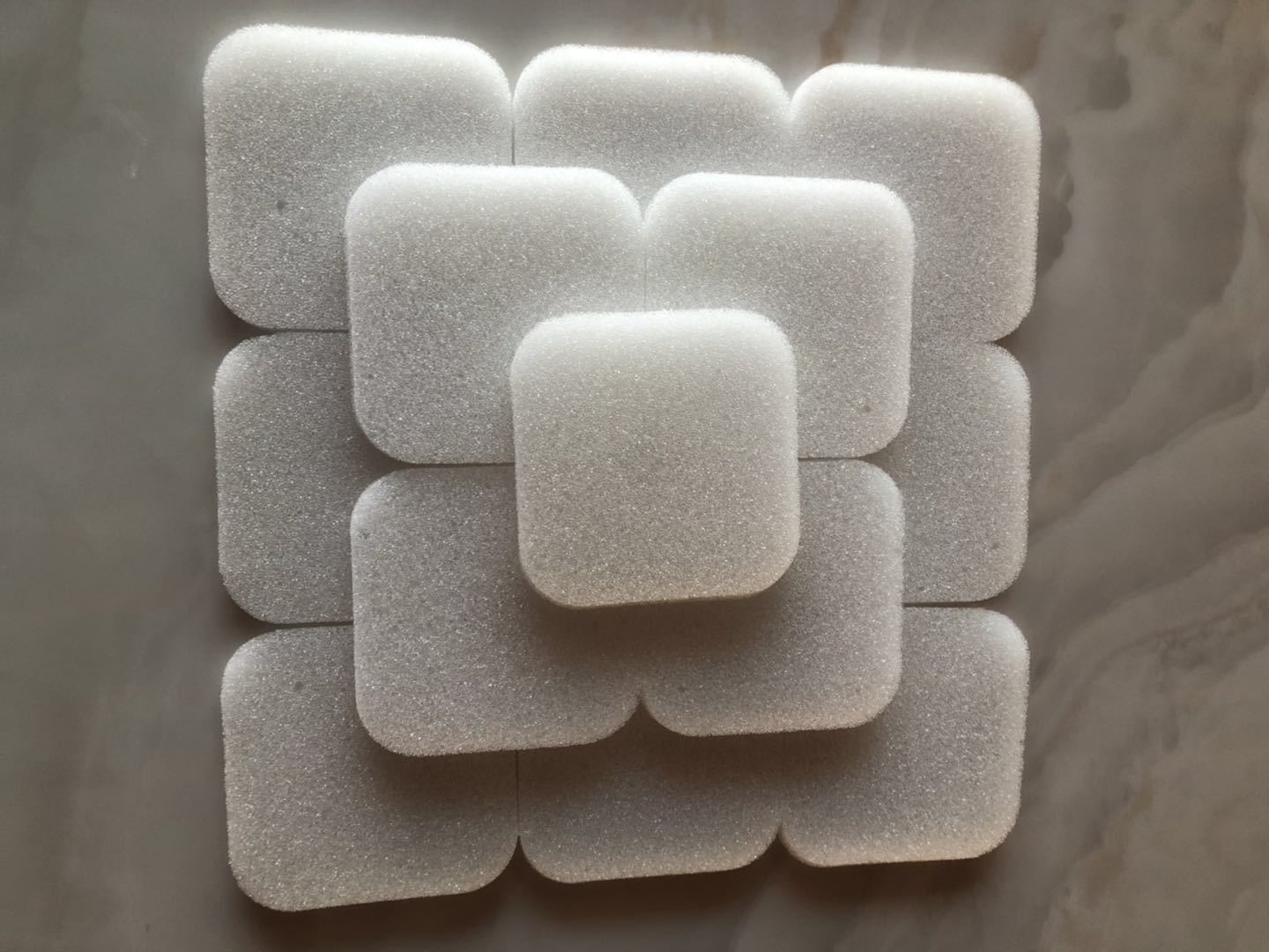 蓝莓海绵~垫片~加厚~(8毫米~)125克盒专用~防破损~保护~垫1000