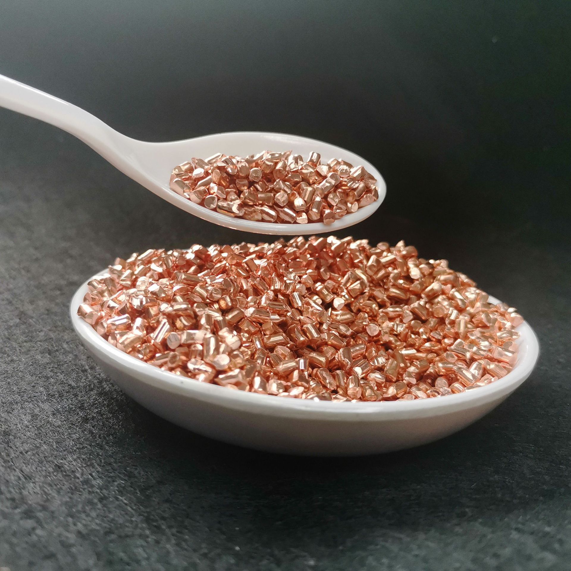 电解铜粒 脱氧铜颗粒 蒸发红铜颗粒 紫铜粒4n级cu磷铜球现货供应