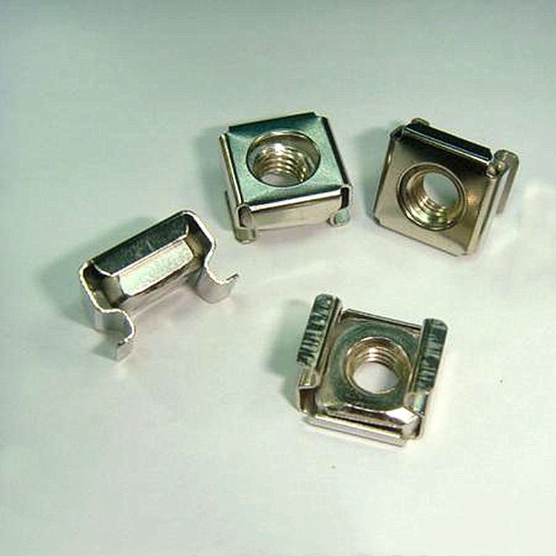 出厂价批发卡式螺母 机柜机箱螺帽 四方螺母镀锌碳钢浮动螺母定制