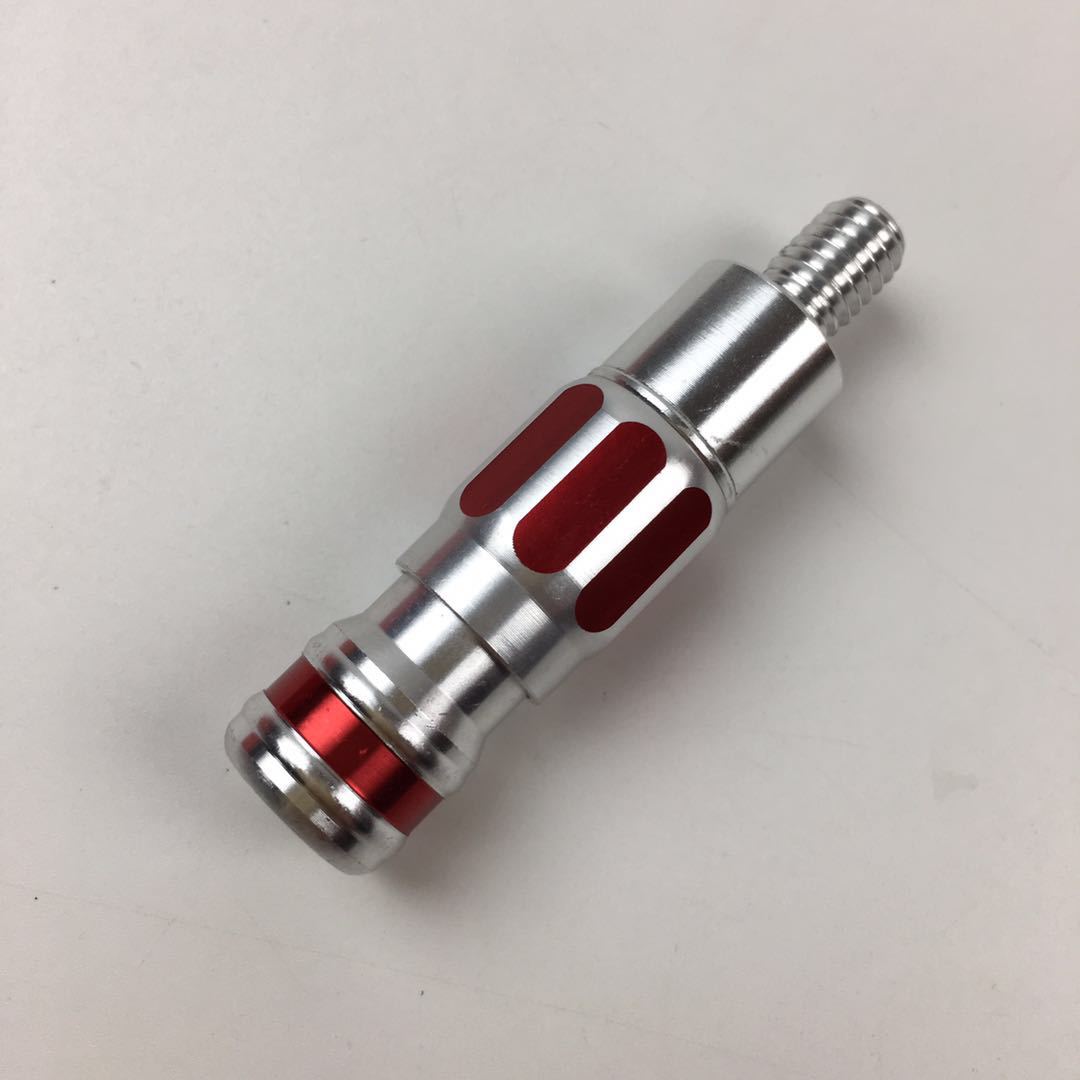 抄网杆快拆连接器 抄网杆网头之间快速拆卸旋转头渔具小配件