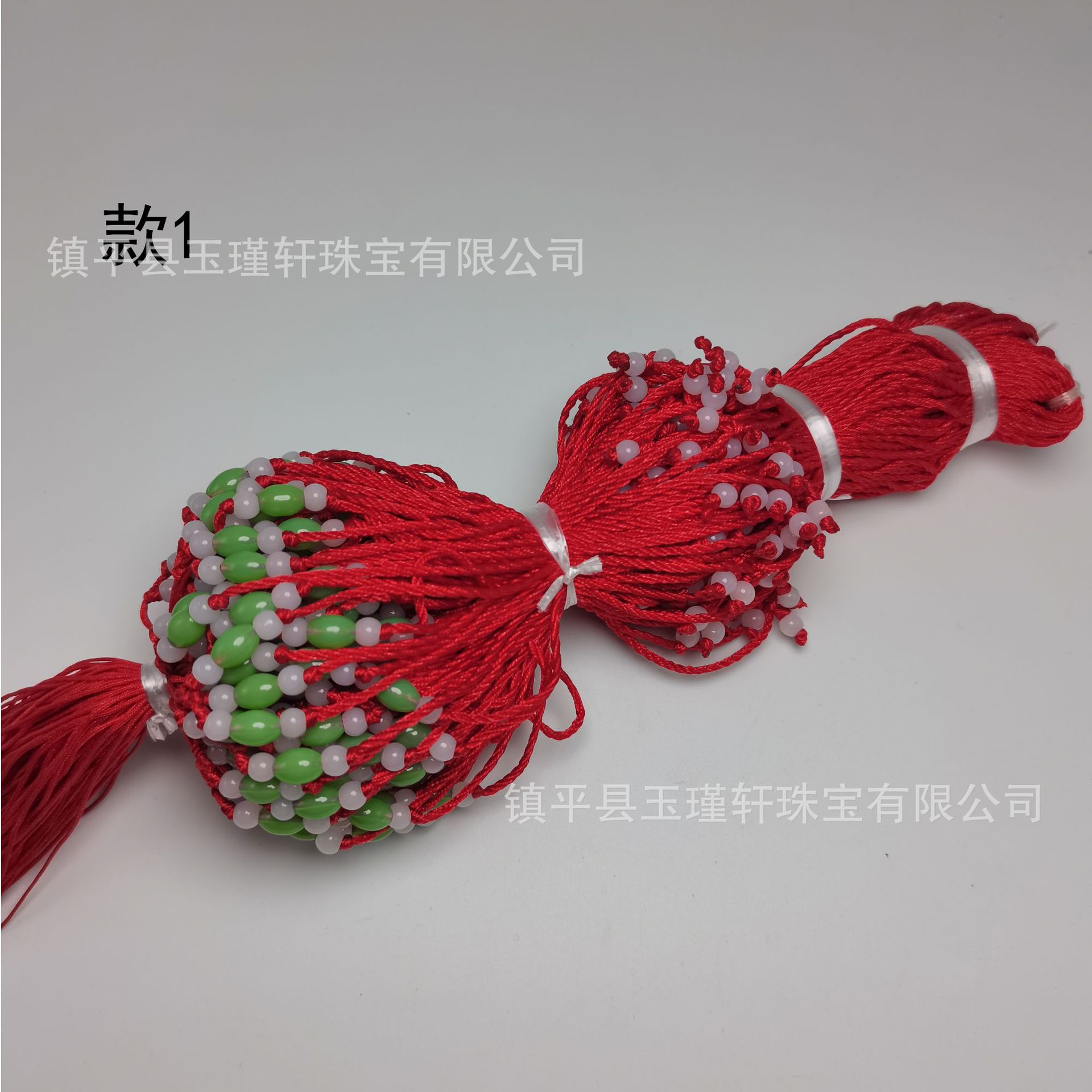 手工编织玉坠挂绳仿水晶翡翠玉石项链吊坠绳子挂绳玉线