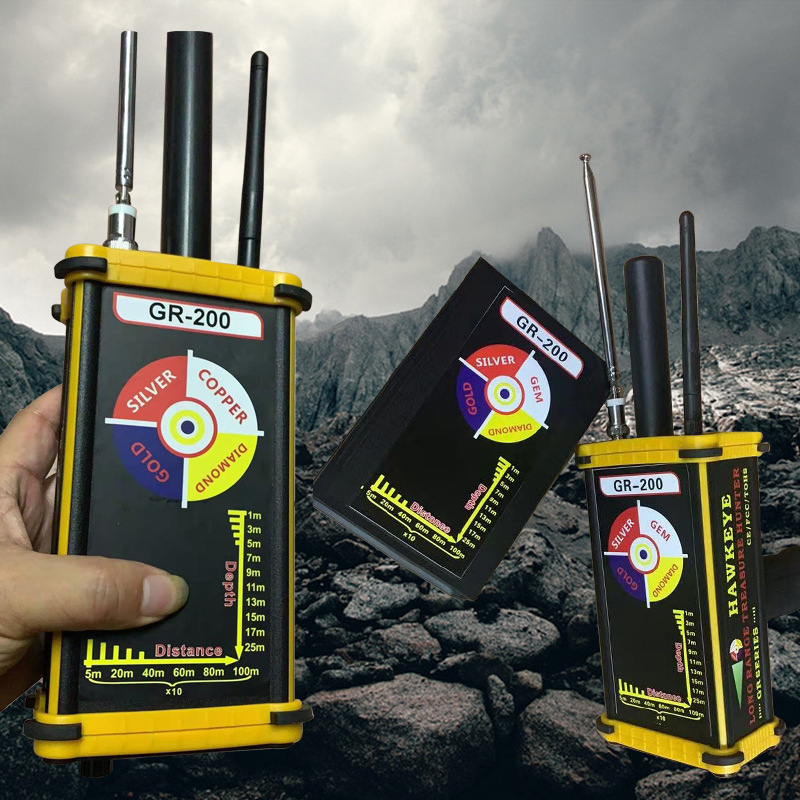 亚马逊出口高灵敏度gr200地下金银宝石金属探测器