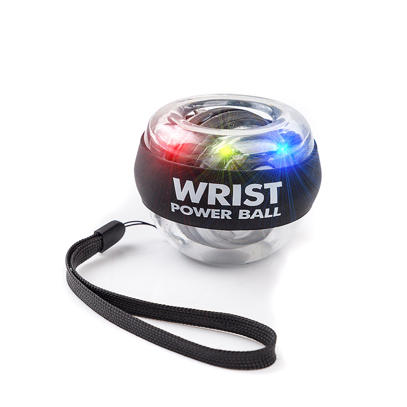 腕力球握力球手腕锻炼力量球发光健身腕力器自启动多功能厂家直销