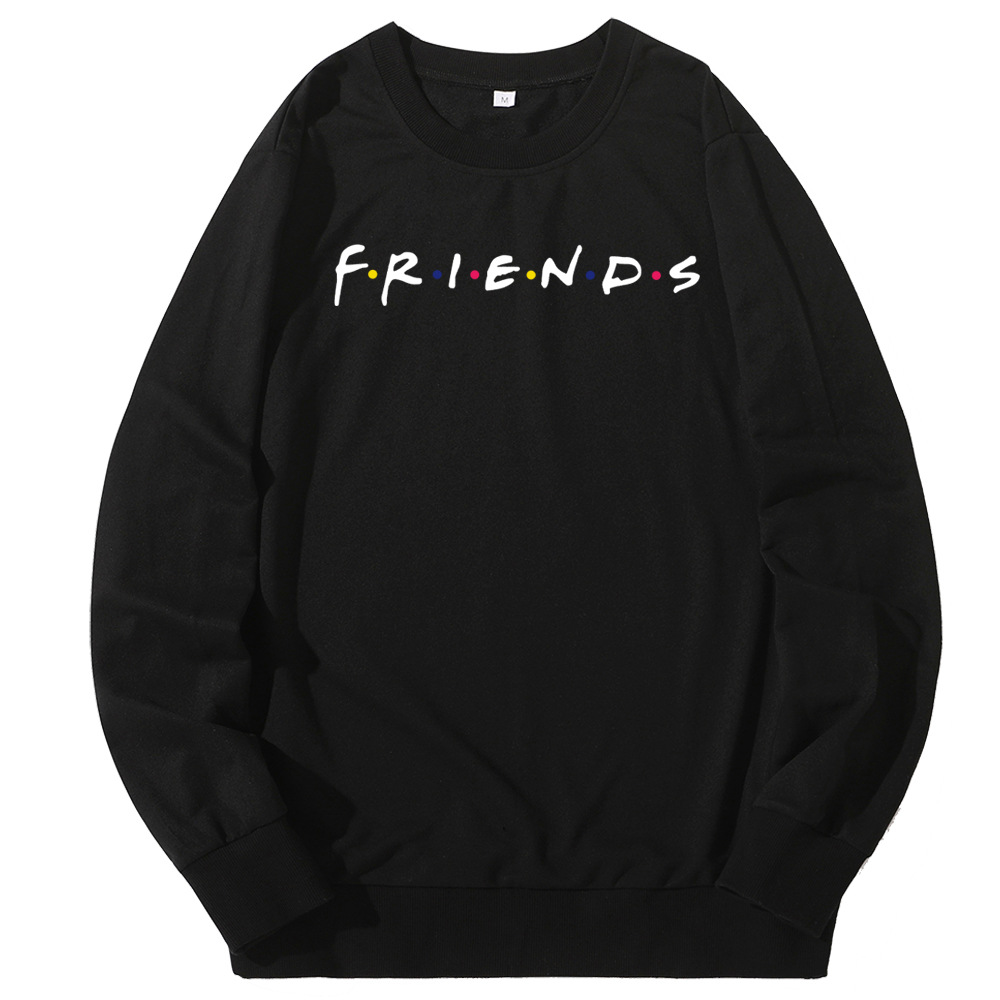 friends2020欧美印花圆领卫衣女 亚马逊热卖女装套头上衣