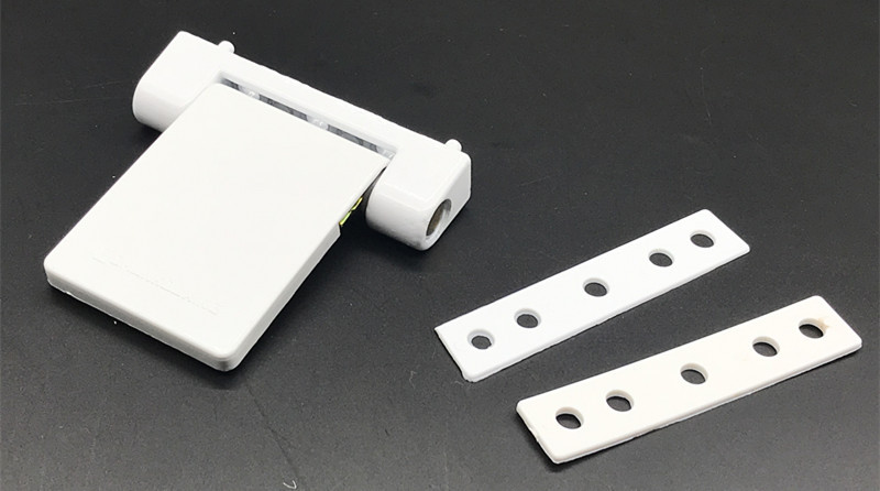 2个塑钢窗合页塑料门窗铰链 内开窗大板合叶外开窗户明装转轴配件