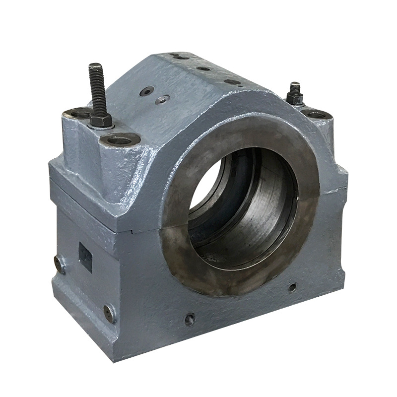 非标定制矿山冶金机械设备配件分体水冷合金铸钢精密轴承座