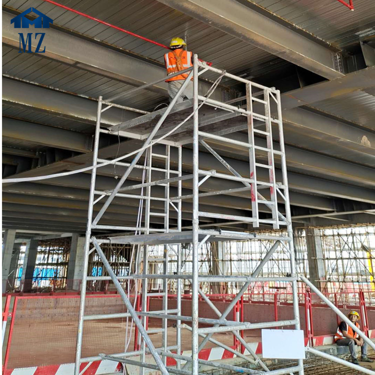 5-20米脚手架结构稳固耐用工程作业平台架 可移动铝合金太空展架