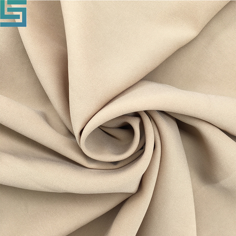 服装化纤面料涤纶高弹丝天丝绉春夏连衣裙裤装时装斜纹布料