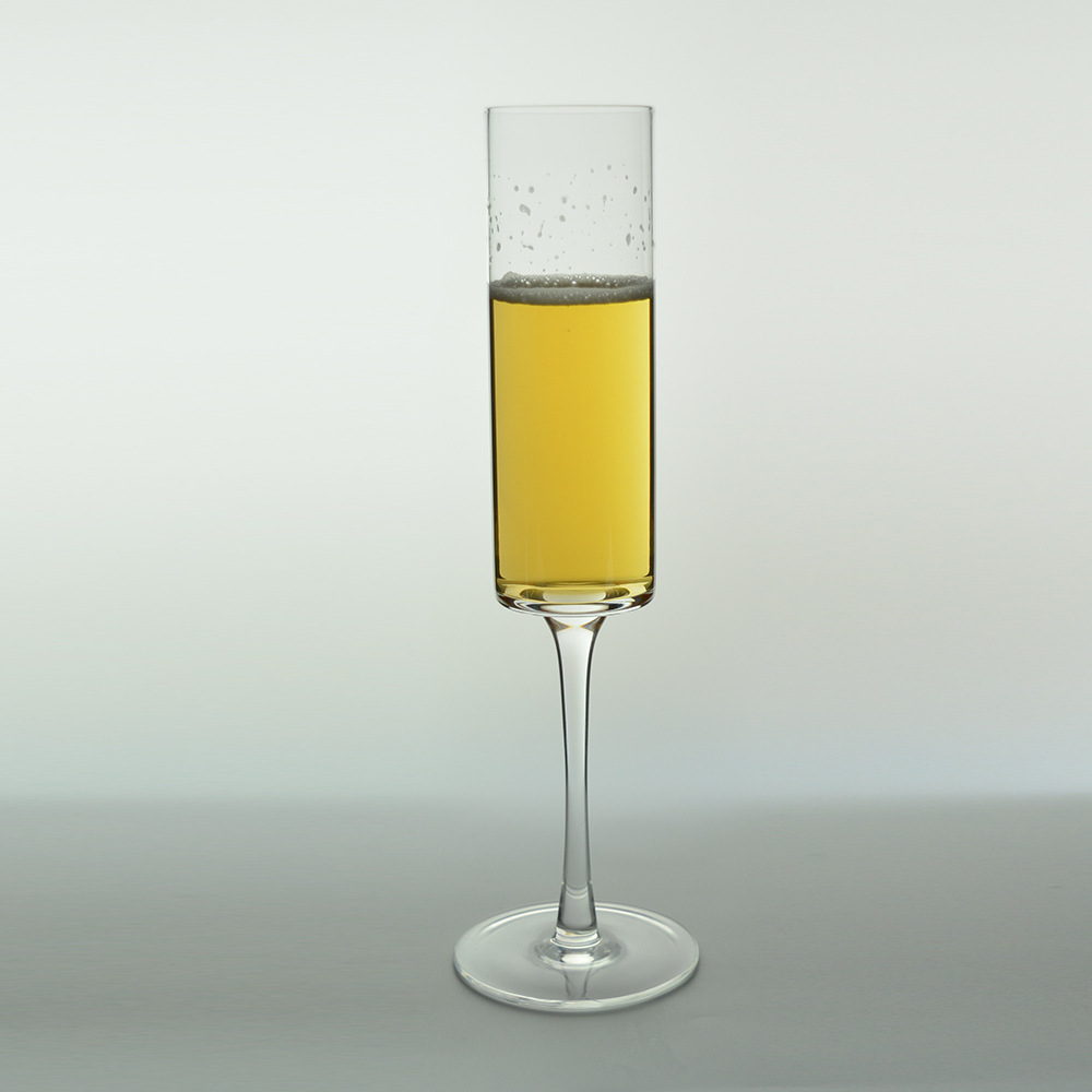 厂家供应直筒香槟杯 创意起泡酒杯白葡萄酒杯鸡尾酒杯 可印刷logo