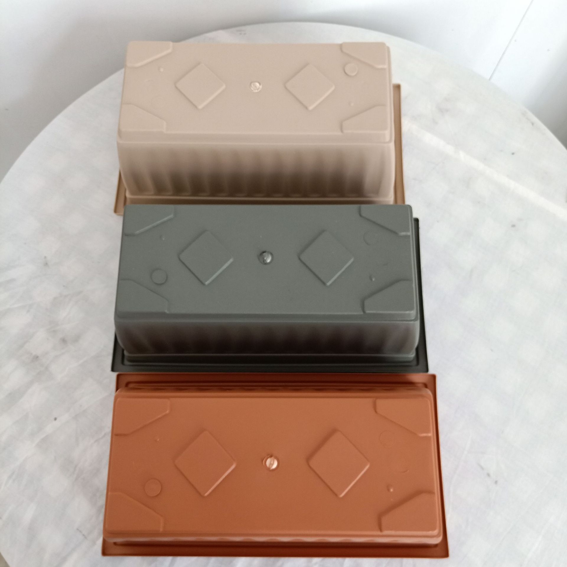 长方形塑料花盆小型长方槽阳台用菜盆绿植花盆