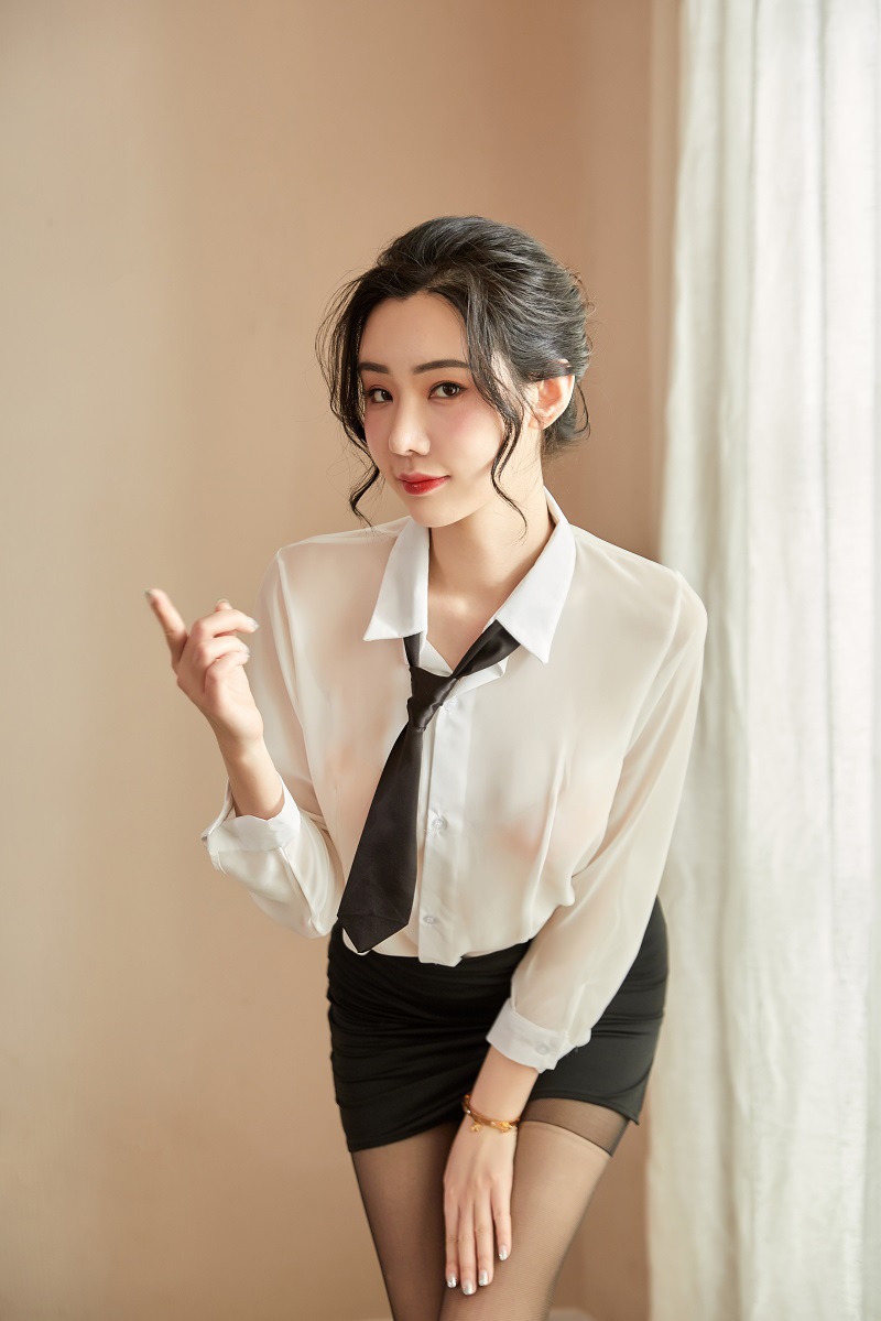 夜三点情趣内衣教师制服诱惑骚老师性感套装ol秘书办公室一件代发