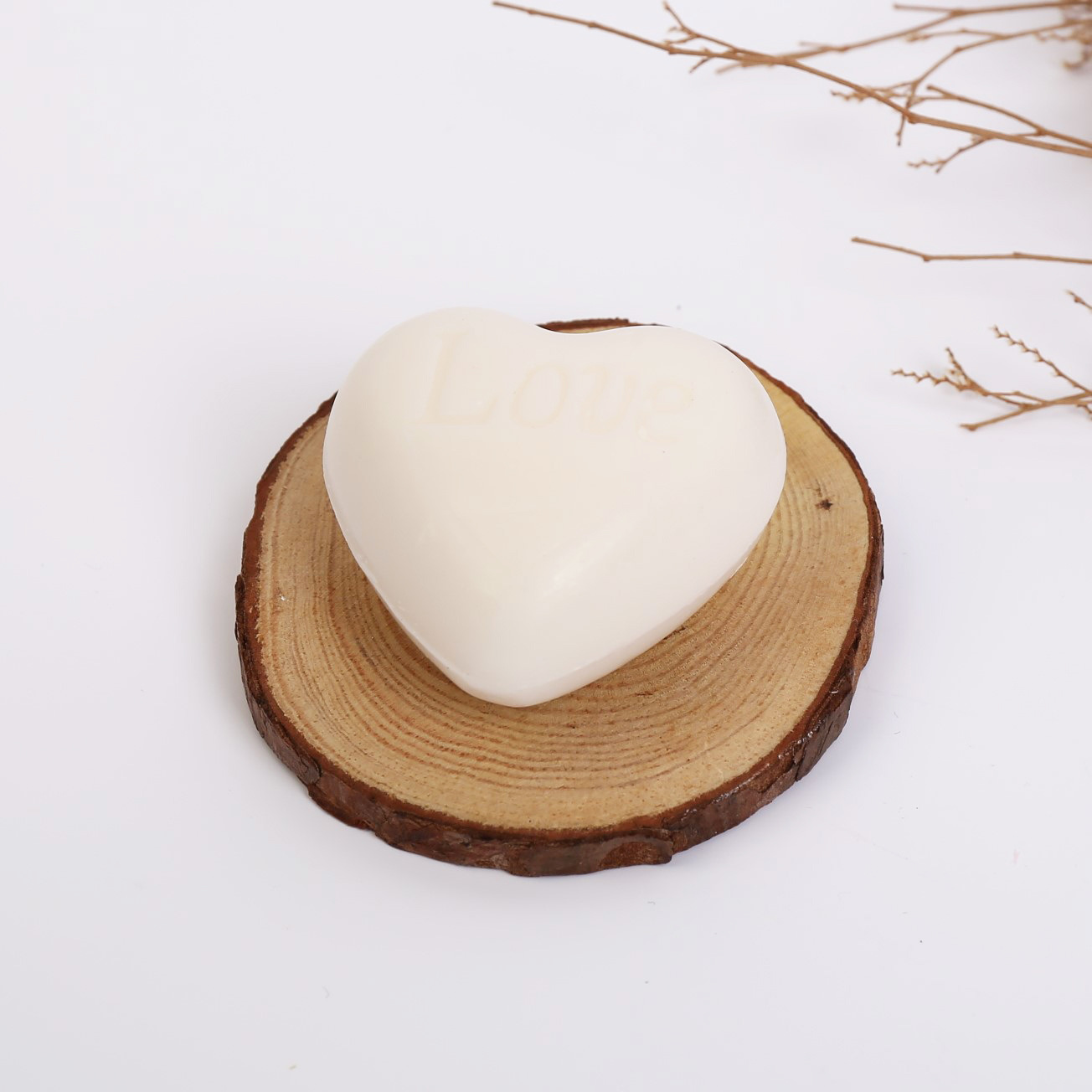 厂家直销创意爱心迷你手工香皂宝石清爽控油手工香皂赠品批发定制