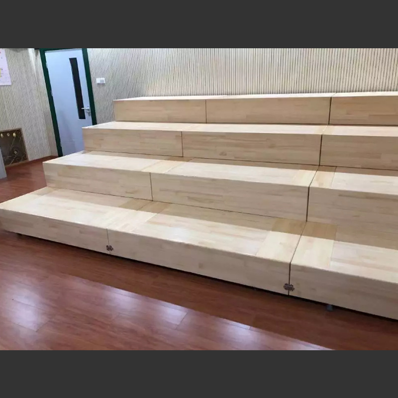 北京合唱乐团站台 伸缩三层演出排练用合唱台 实木合唱阶梯台舞台