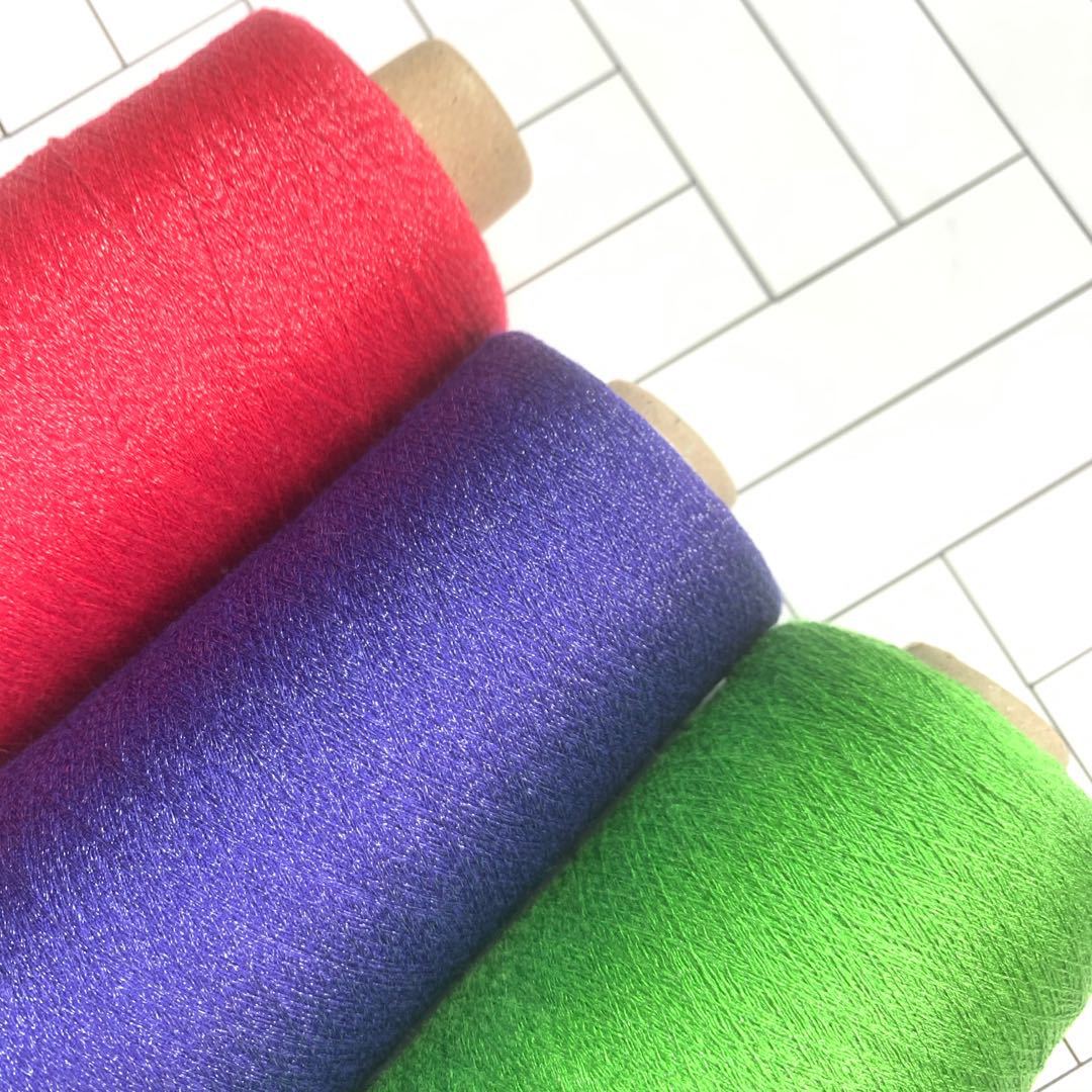 夏季高品质丝光线闪光闪丝亚麻凉帽蕾丝细线编织毛线-阿里巴巴