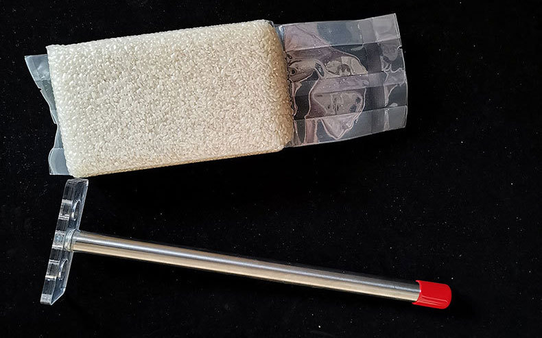 大米杂粮米砖袋配套撑袋器 风琴袋打袋器四方袋撑杆器多规格定制