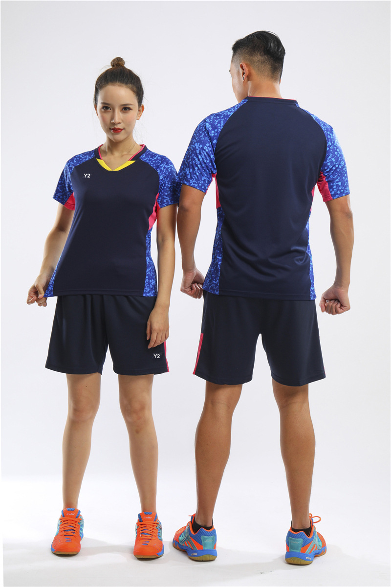 2020羽毛球服男女短袖羽毛球服日本队服大赛服速干比赛运动服6055