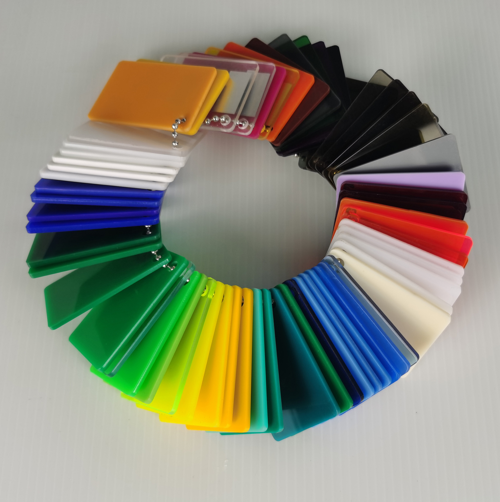 厂家批发透明亚克力板材色板荧光亚克力板多种规格彩色可零切散卖