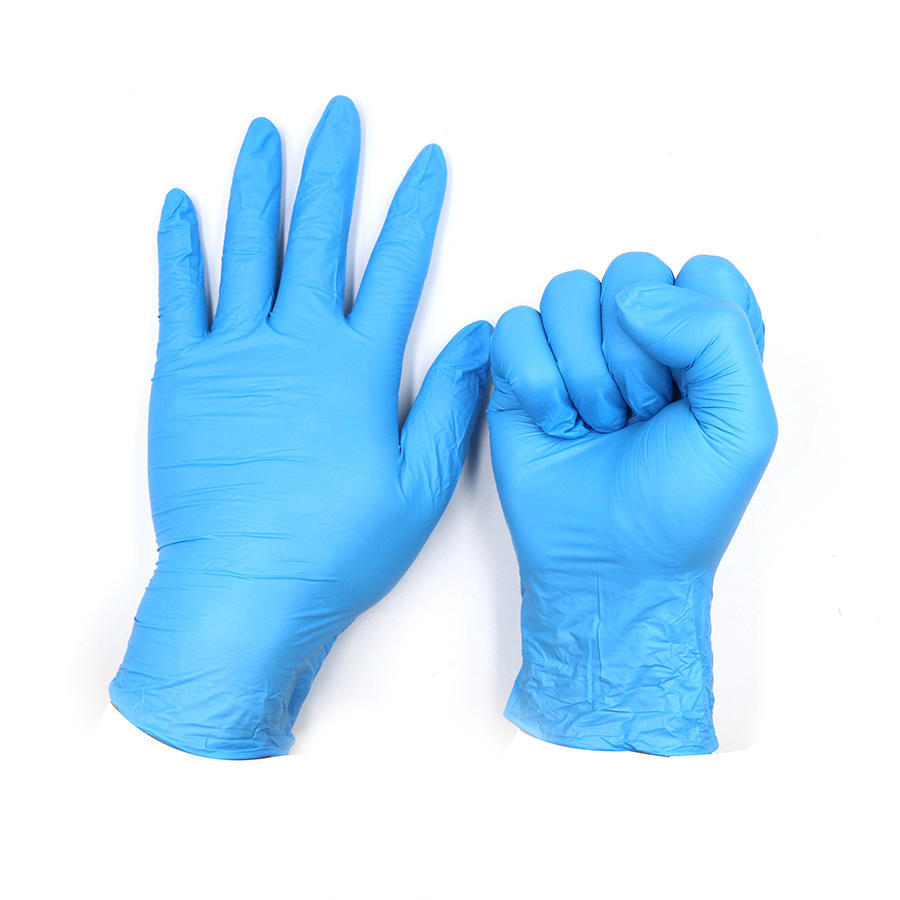 现货丁腈乳胶防护手套 一次性食品级加厚防水丁腈橡胶手套