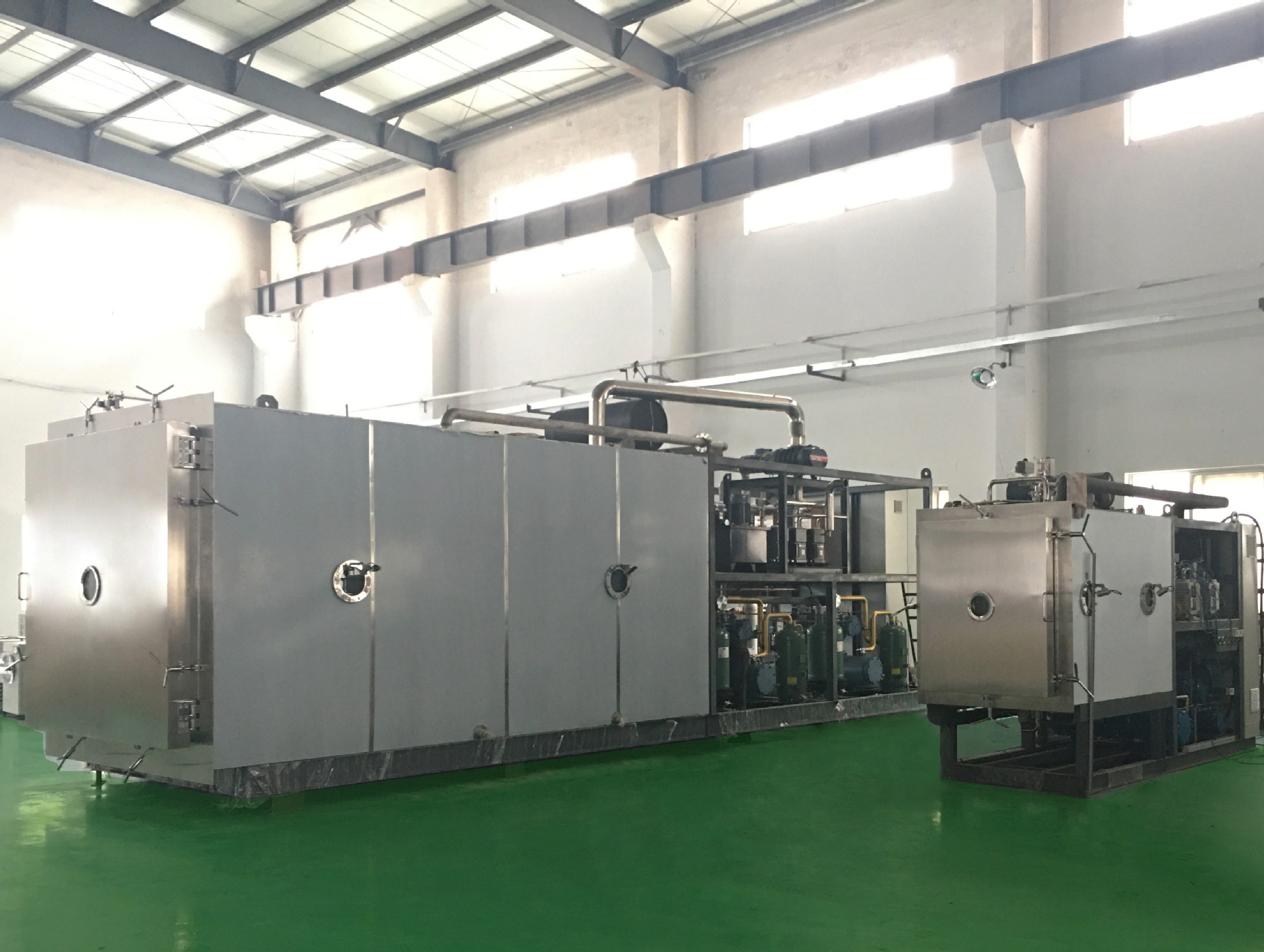 上海田枫大型冻干机30平方宠物食品冷冻干燥机300kg真空冻干设备