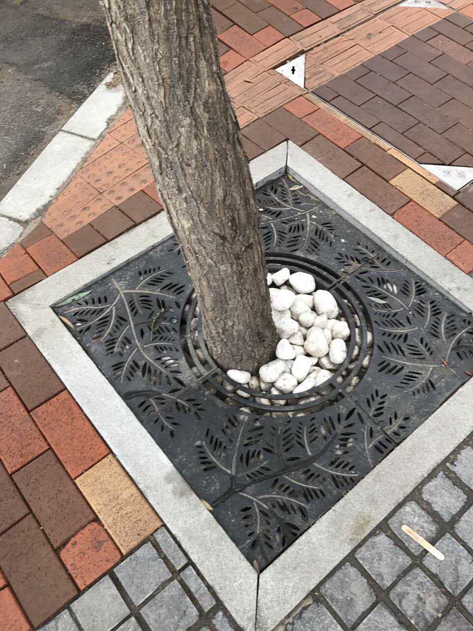 【供应复合树池篦子】800*800人行道树坑盖板树穴箅子 天津护树板