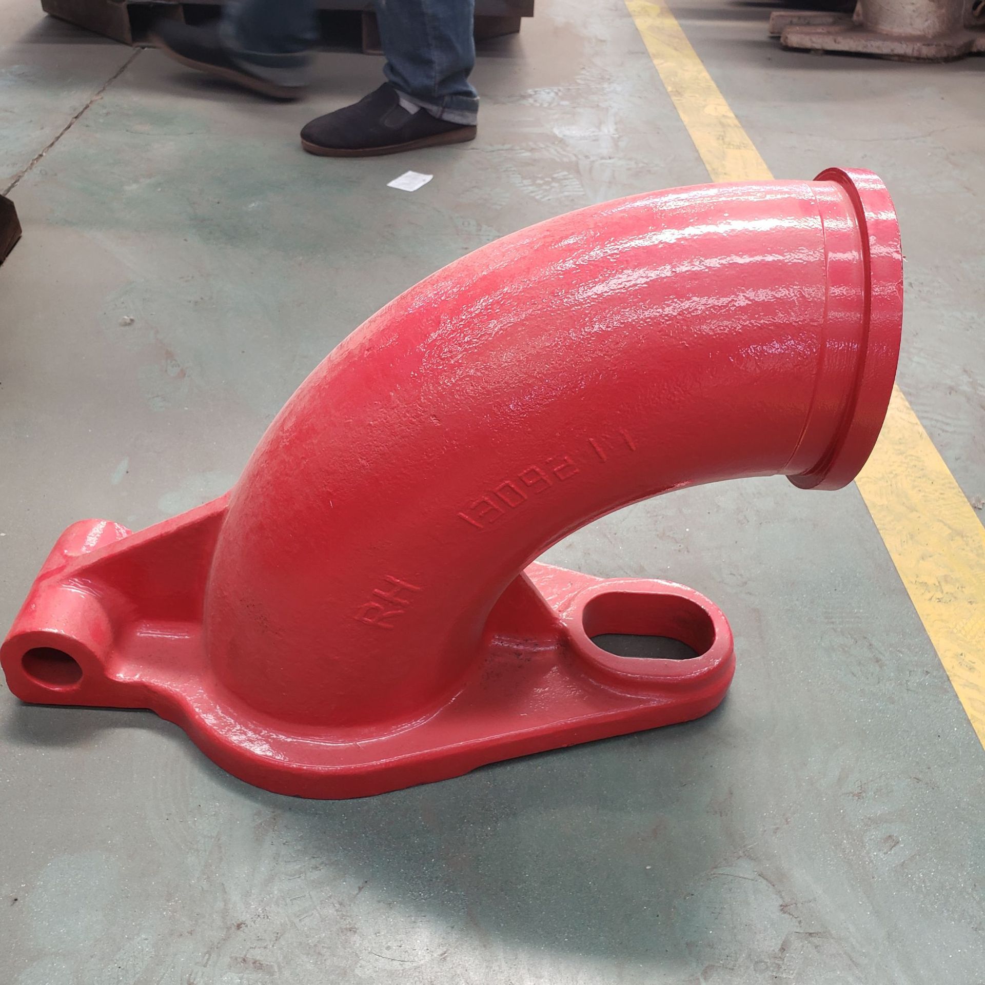 混凝土泵车铰链出口 铸钢铰链 1# 2#铰链弯头 高强度耐磨