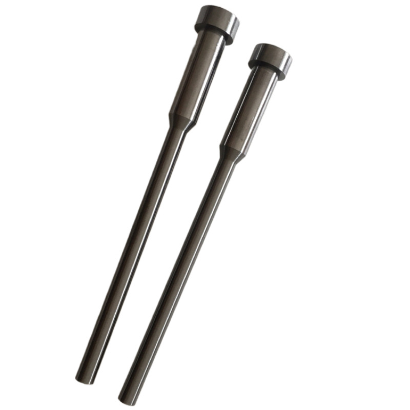 生产塑胶模具skd61托针 双节顶针 有托顶针 塑胶五金模具零件加工