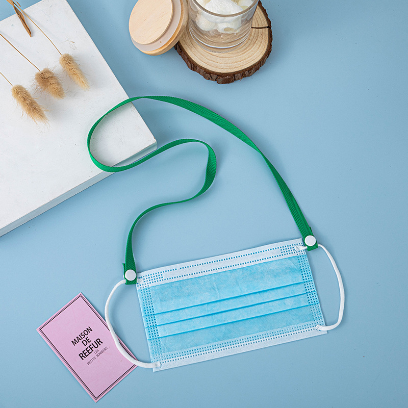 长短可调节口罩防丢挂绳挂脖韩国崔宇植口罩束带暑假同款挂绳ins